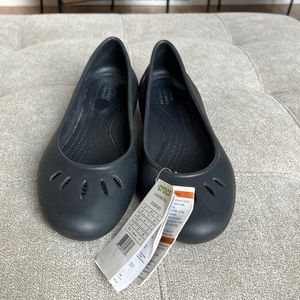Crocs Kadee Flats Women’s Size 10 Ballet Flats Comfort Shoes Black BRAND NEW